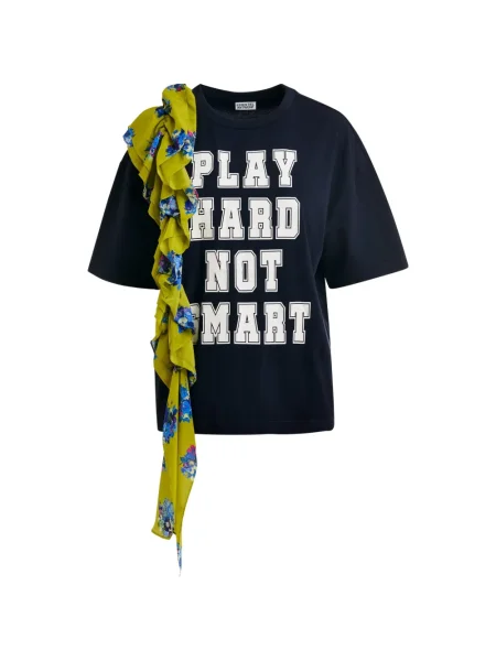 Tricou Essentiel Antwerp cu imagine albastru