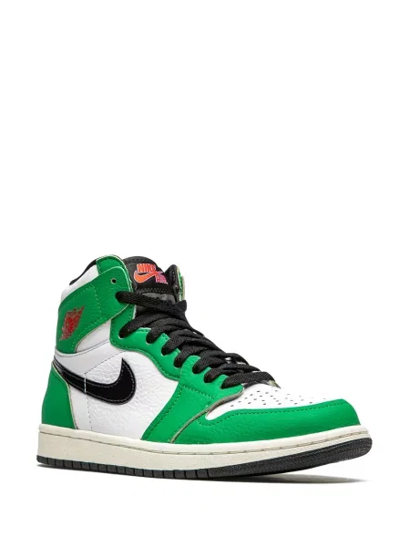 Retro stiliaus sportbačiai Jordan Air Jordan 1 žalia