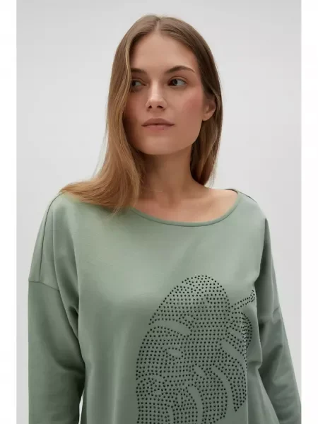 Mikina Moodo khaki