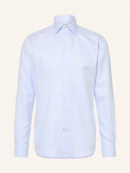 Profuomo Koszula O Kroju Slim Fit blau biała