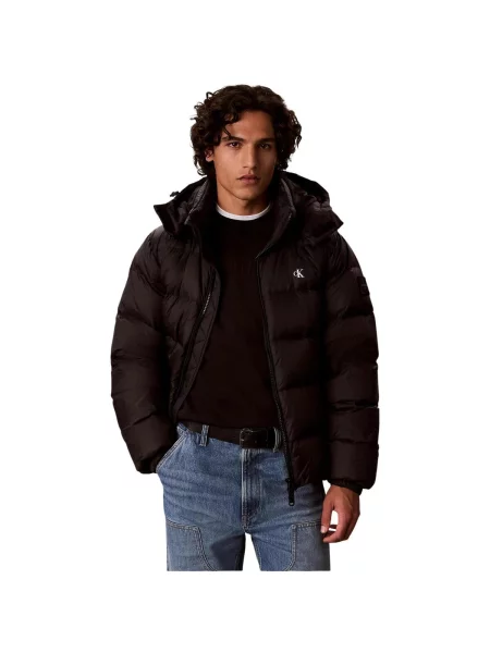 Geacă de blugi Calvin Klein Jeans negru