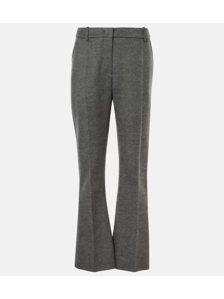 Pantaloni Valentino de lână gri