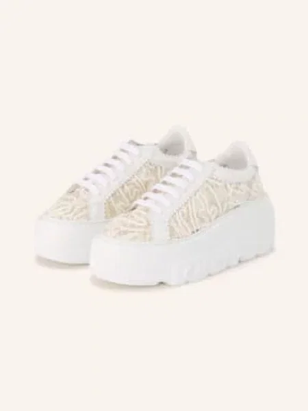 Casadei Sneakersy Na Platformie Nexus weiss białe