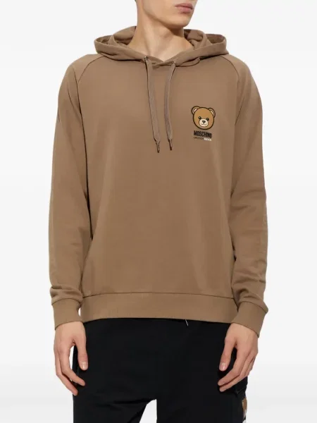 Αρκουδάκι hoodie Moschino καφέ
