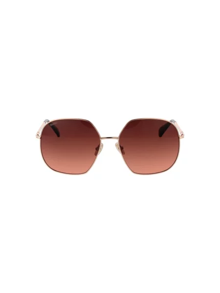 Okulary przeciwsłoneczne Max Mara gradientowe żółte