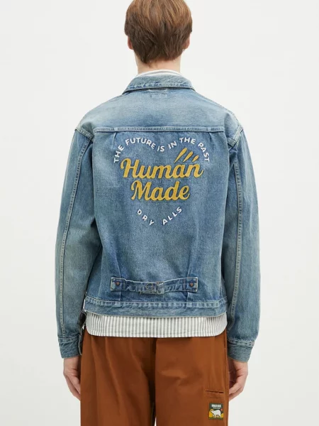 Human Made geacă din denim Denim Work Jacket Future de tranziție
