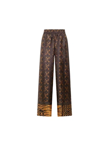 Spodnie palazzo Pierre Louis Mascia brązowe