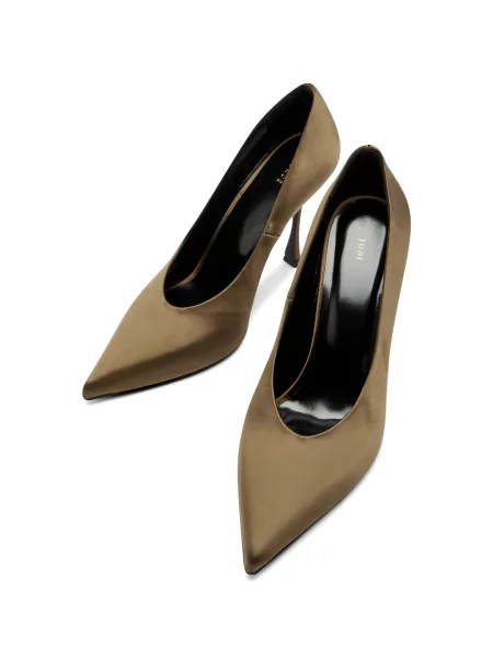 Pantofi cu toc Jude verde