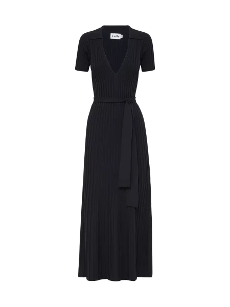 Calli Rochie tricotat Linsey' negru