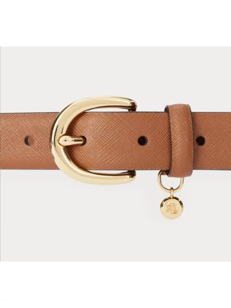 Pasek Ralph Lauren brązowy