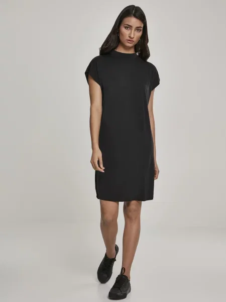 Sukienka Urban Classics Ladies Modal Dress Black XS czarna