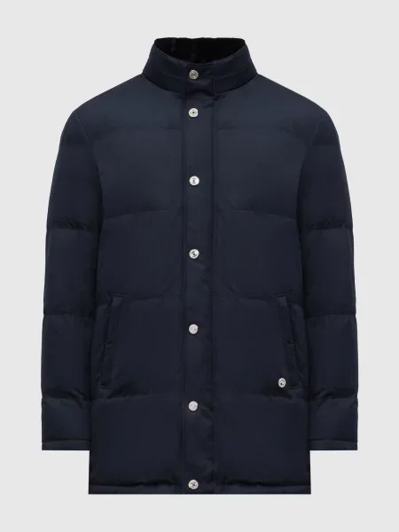 Пуховик Stefano Ricci синий