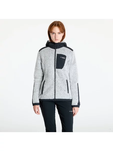 Mikina Columbia Arctic Crest Sherpa white / black bílá