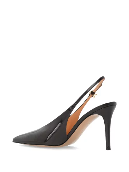 Pantofi cu toc Gianvito Rossi din piele slingback maro