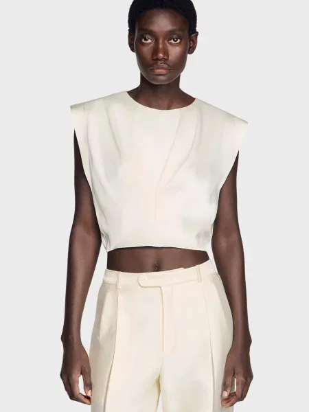 Топ Sandro білий