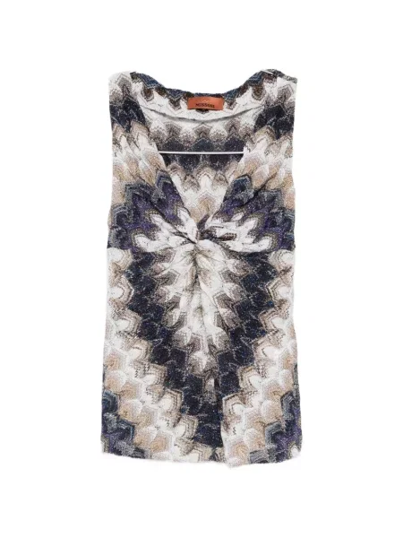 Top Missoni albastru