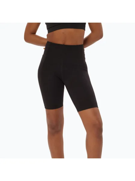 Girlfriend Collective Kompresívne dámske tréningové šortky čierne