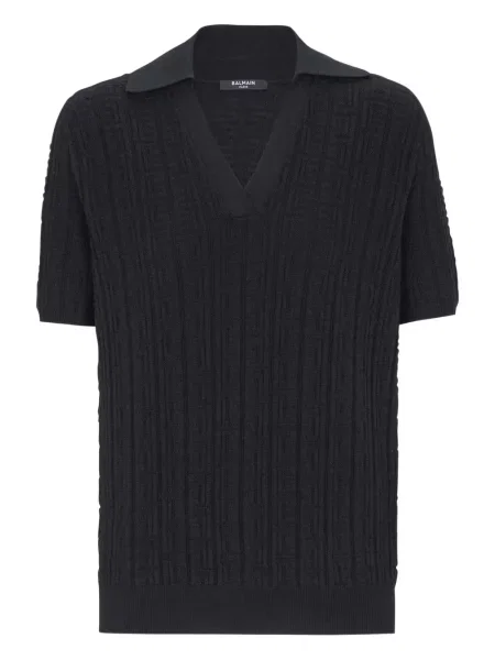 Top Balmain tricotate negru
