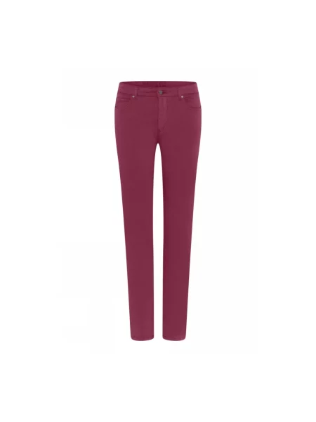Skinny jeansy skinny C.ro różowe