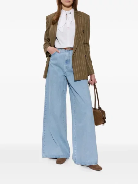 Sacou Max Mara cu două rânduri de nasturi verde