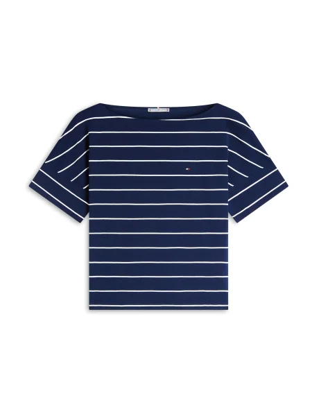 Tommy Hilfiger Tricou Bleumarin alb