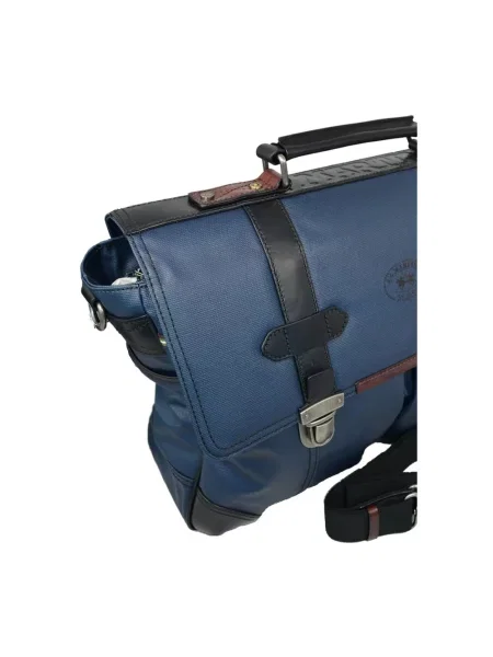 Torba crossbody La Martina niebieska