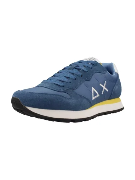 Sneakersy Sun68 zamszowe niebieskie