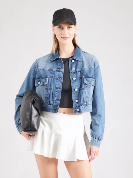 Herrlicher Geacă de primăvară-toamnă Dotty denim albastru