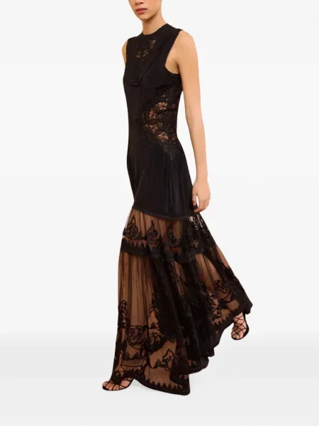 Rochie maxi Ulla Johnson de mătase negru