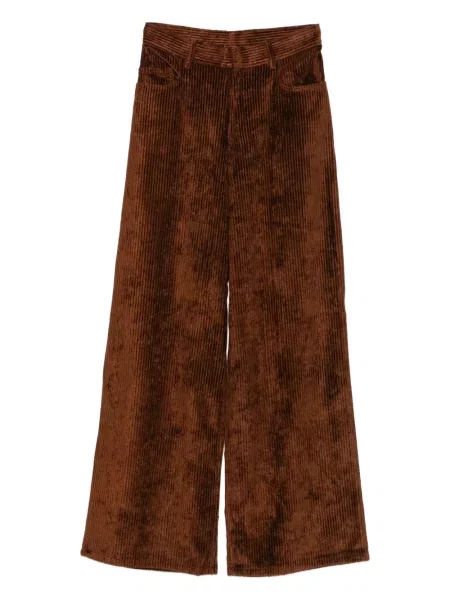 Pantaloni Petar Petrov de catifea cord maro