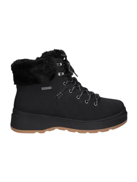 Botki Skechers skórzane czarne