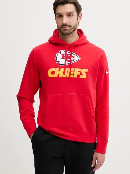 Hanorac cu glugă Nike cu glugă roșu