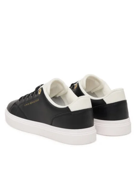 Tommy Hilfiger Sportcipők Th Feminine Cupsole Leather fekete