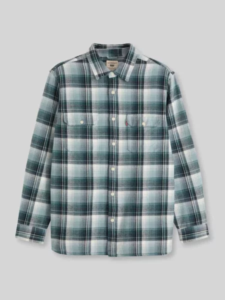 Koszula casualowa z brustaszą Levi's niebieska