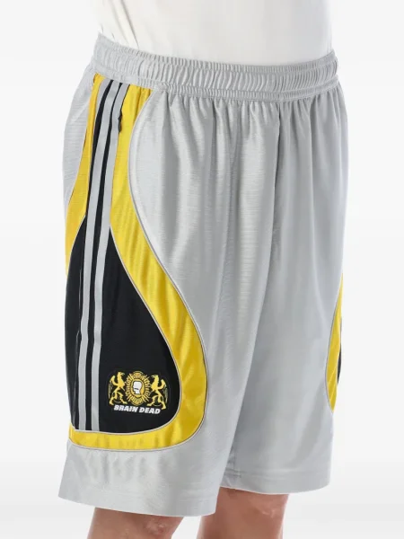 Платно дълго тениска Adidas с принт сиво