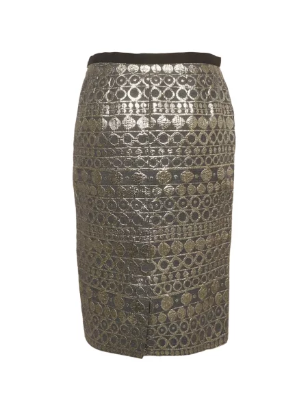 Fustă tip creion Weekend Max Mara cu imprimeu geometric din jacard