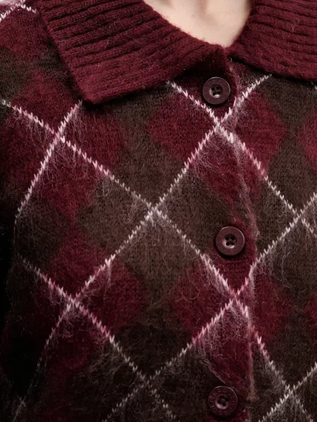 Джемпер The Ragged Priest теплий бордовий