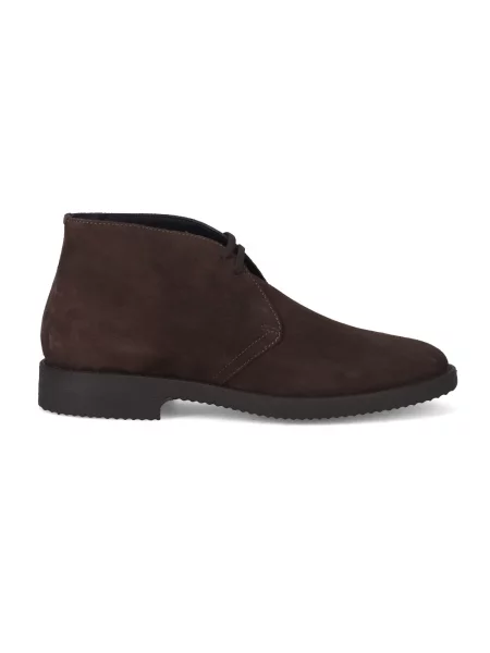 Buty do kostki Antica Cuoieria zamszowe brązowe