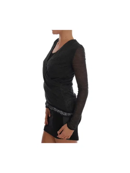 Sweter Ermanno Scervino wełniany szary