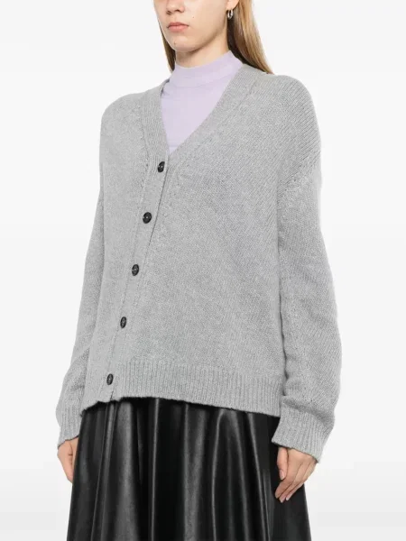 Megztas kardiganas Jil Sander pilka