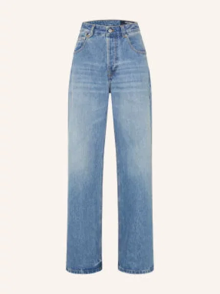 Jacquemus Široké Džíny Le De-Nimes Large blue/tabac modré