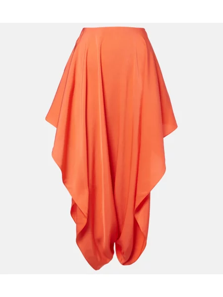 Fustă midi Alaïa portocaliu