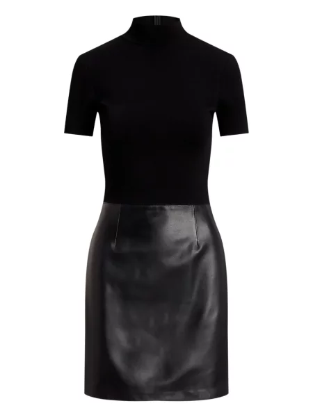 Rochie mini Ralph Lauren Collection scurtă de costum negru