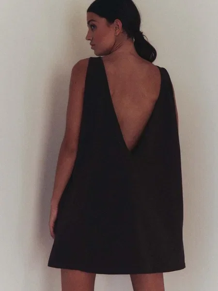 Сукня MUUV. sukienka #SKATEGIRL mini oversize коричневий