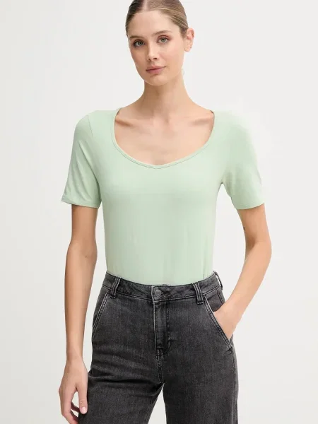 Тениска United Colors of Benetton дамска жълто