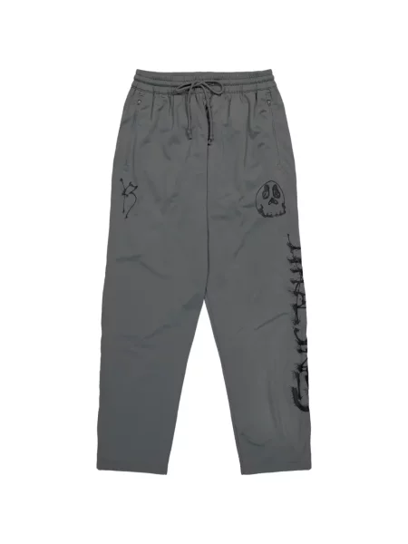 Pantaloni Y-3 cu imagine alergare gri