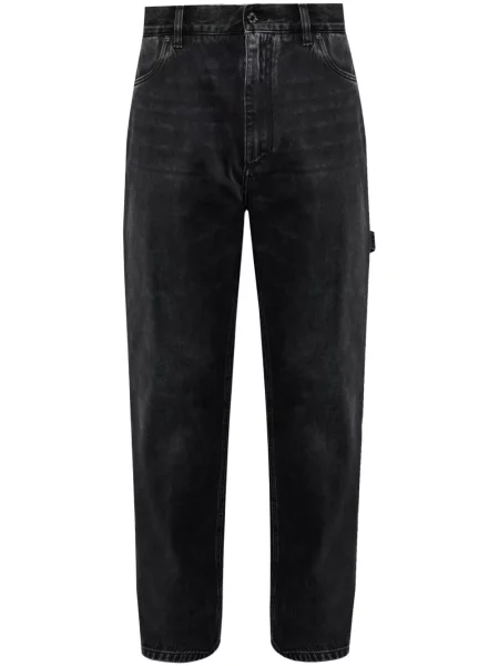 Blugi drepți Dolce & Gabbana negru