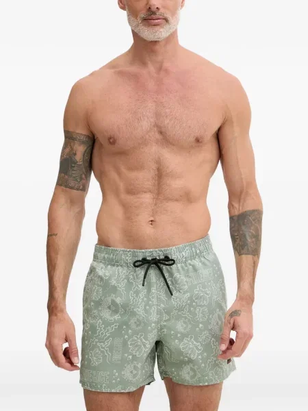 Slip de baie Bogner Fire+ice cu imagine cu cordon verde