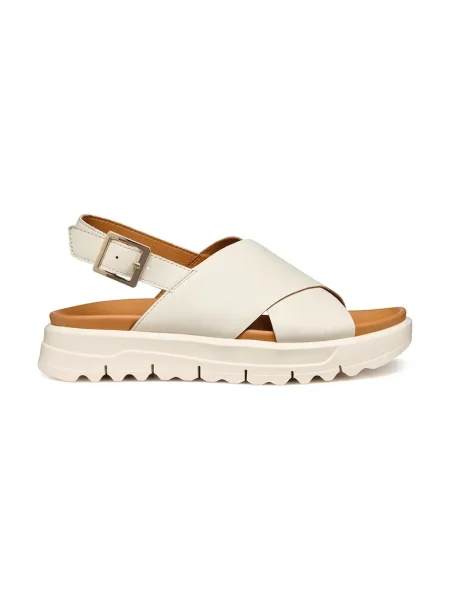 Geox sandale din piele întoarsă D XAND bej