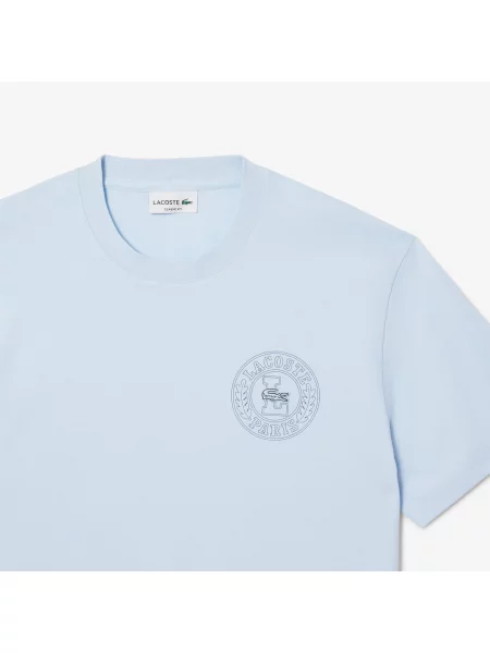 Футболка Lacoste голубая